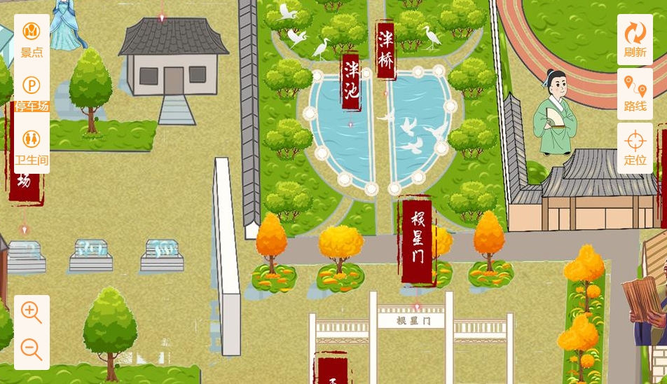 雷鸣镇手绘地图景区语音讲解导览系统：智慧景区建设的基石